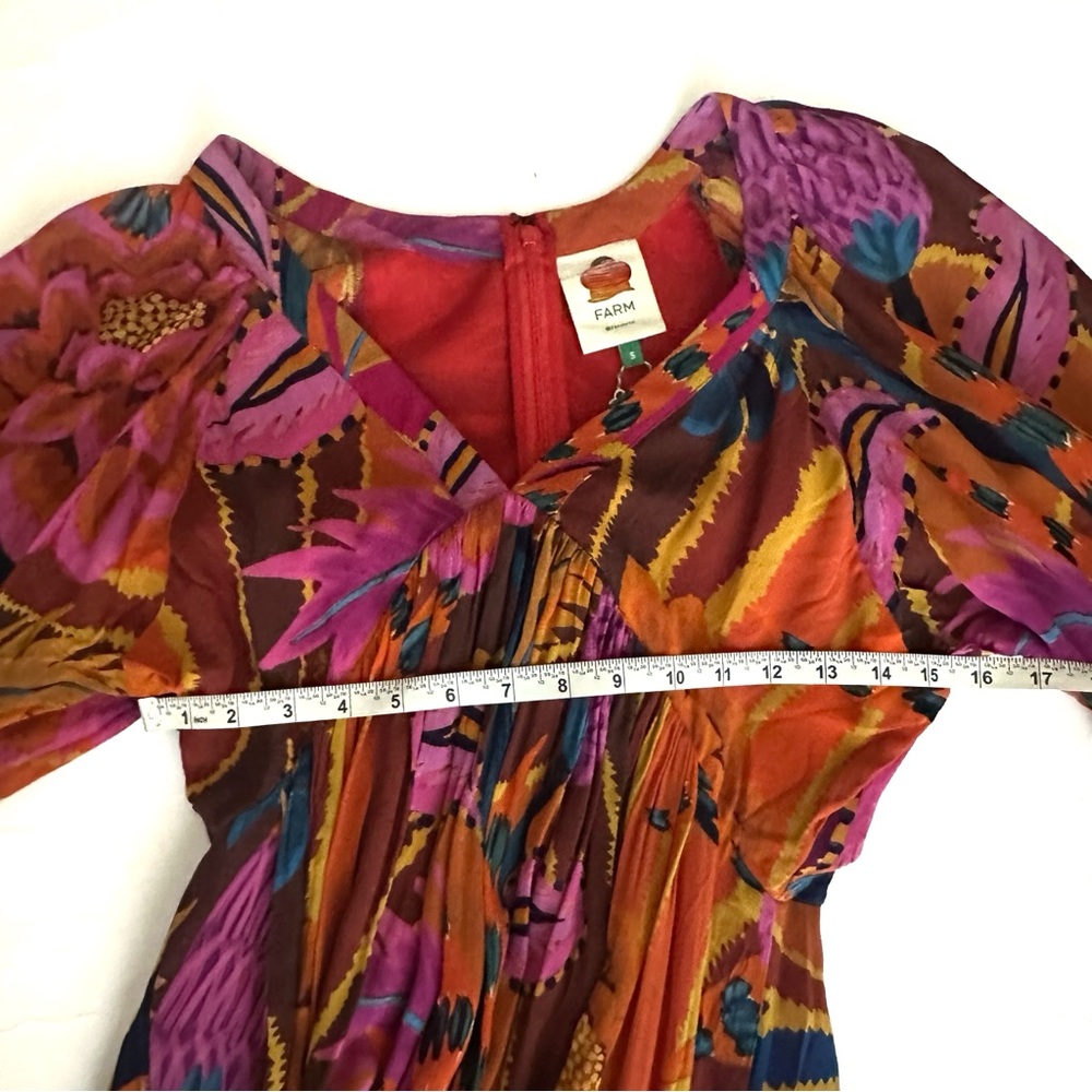 Farm Rio Vintage Wave Maxi Dress Small NWT - Picture 11 of 16